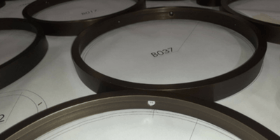 pièces en laiton réalisées par l'entrepris de métallerie cmétal à capbreton